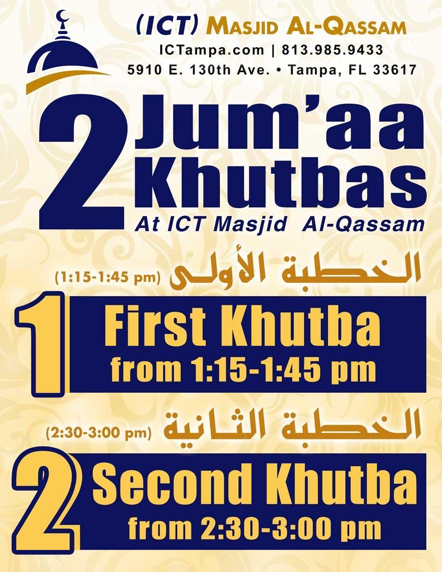 Tampa, ICT - 2025 Prayer times